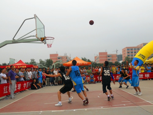 勇夺第四届“红柳杯”篮球赛桂冠