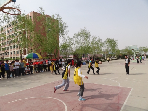 2013年校运会女子篮球第二名